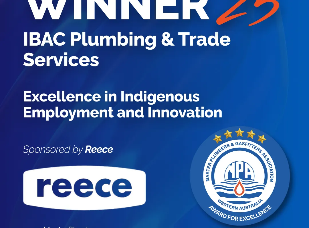 2025 Winner Excellence in Indigenous Employment Social Media Tile - IBAC Plumbing.jpg