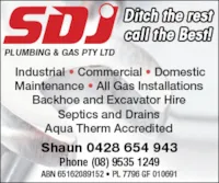 SDJ Plumbing & Gas Pty Ltd